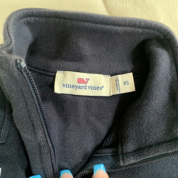 Vineyard Vines Quarter Zip, w/ cape may coordinates - Picture 3 of 3